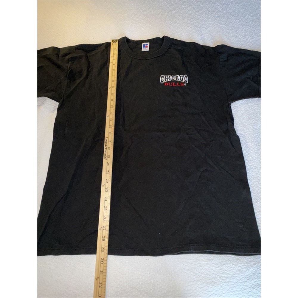 Vintage Y2K Chicago Bulls Russell Athletic‎ Embroidered Men's XL T Shirt - Picture 5 of 5